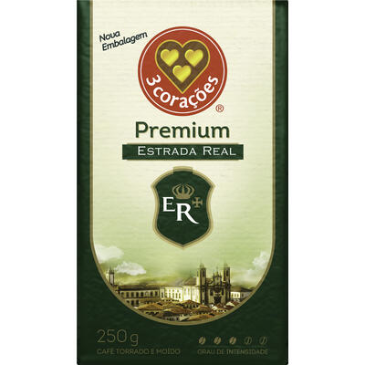 Café Premium 3 Corações Estrada Real Vácuo 250g