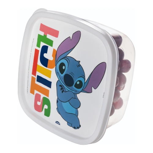 Pote Plast Decorado Stitch Plasutil Quad 1,1l