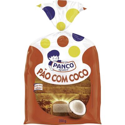 Pão Caseiro Coco Panco Pacote 350g