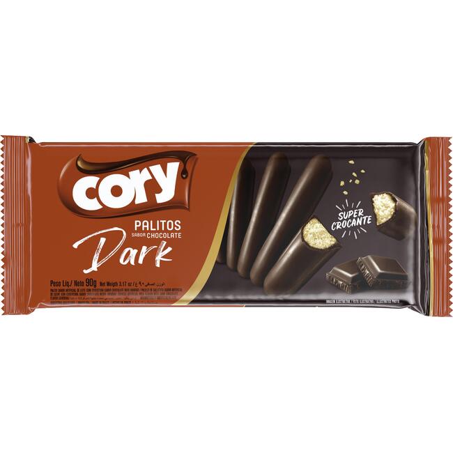 Biscoito Palito de Chocolate Cory Dark 90g