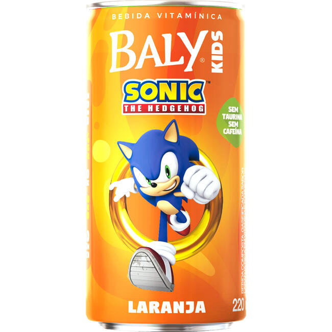 Bebida Composta Gaseificada Baly Sonic Laranja 220ml