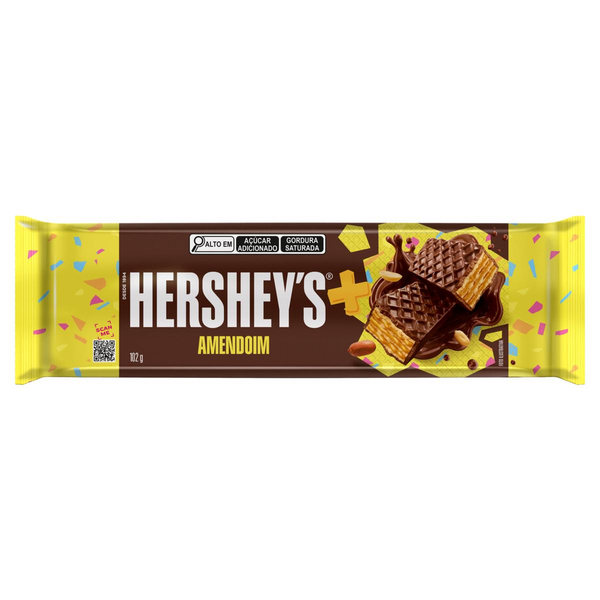 Wafer com Chocolate e Amendoim Hersheys 102g