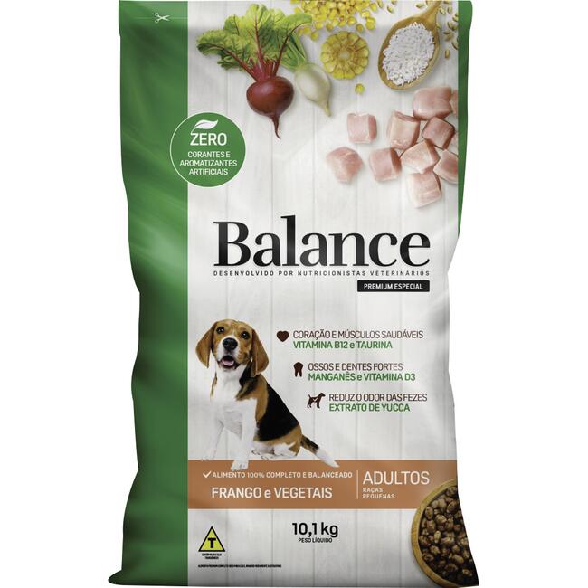 Alimento para Cães Balance Raça Pequena Frango 10,1kg