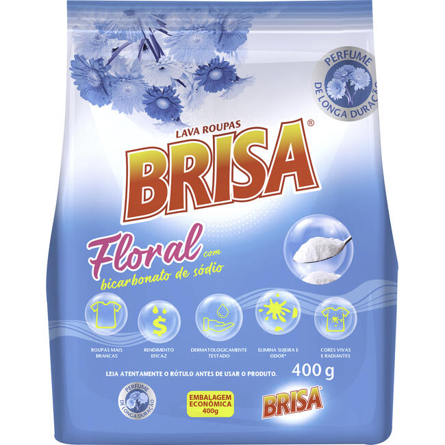 Lava Roupas em Pó Brisa Floral com Bicarbonato 400g