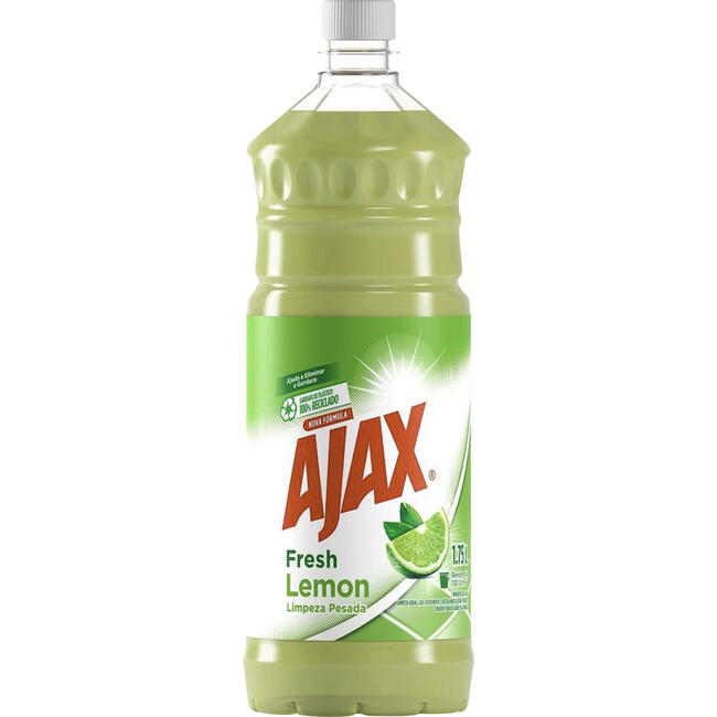 Limpador AJAX Limpeza Pesada Lemon Fresh 1.75L