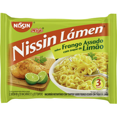 Macarrão Instantâneo Nissin Lámen Frango Assado 85g