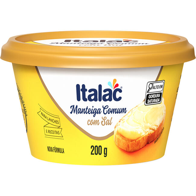 Manteiga Italac Com sal 200g