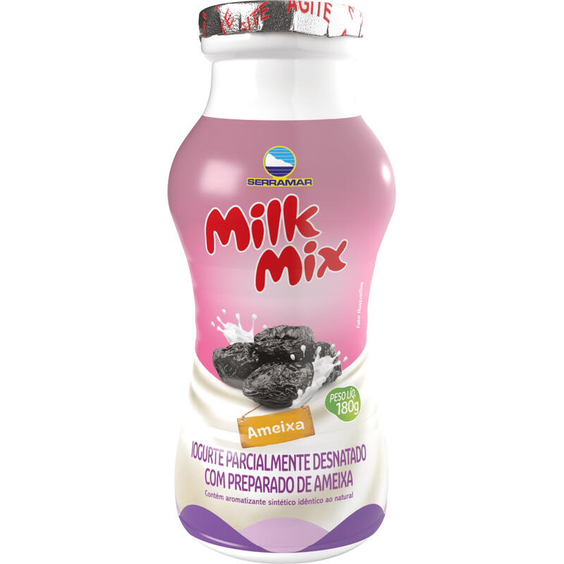 Iogurte Milk Mix Ameixa 180g