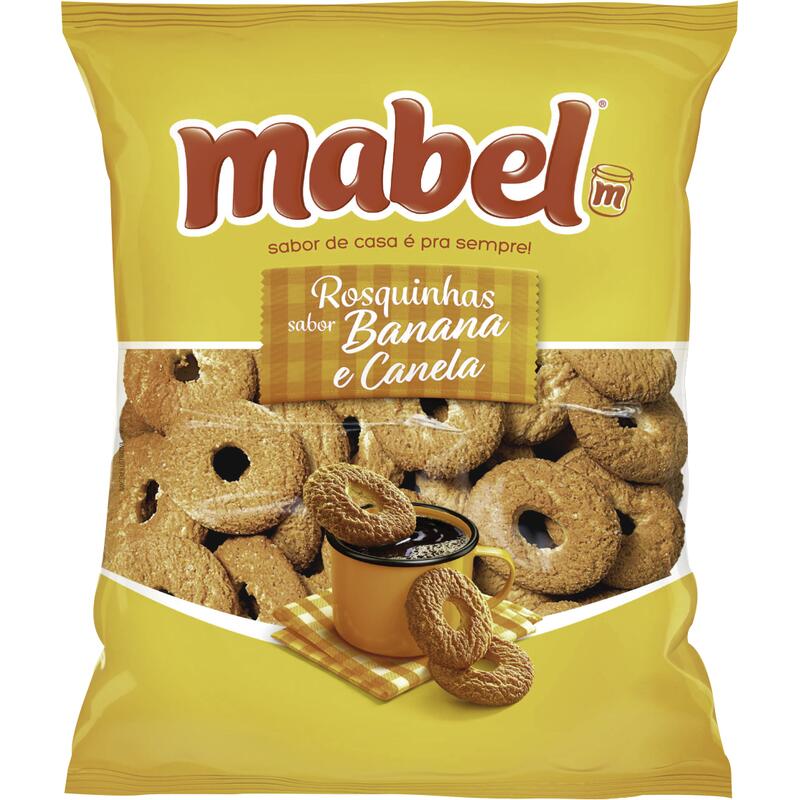 Biscoito Rosquinha Mabel Banana e Canela 400g