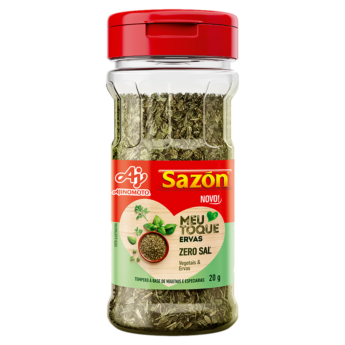 Tempero Ervas Sazón Meu Toque Frasco 20g