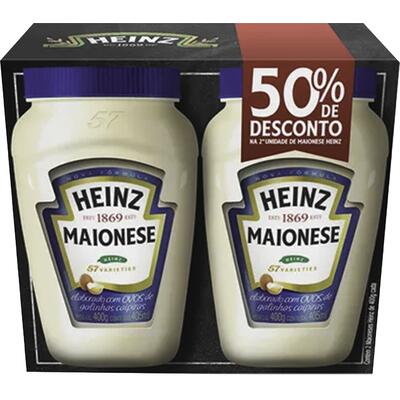 Kit Maionese Heinz 2x400g