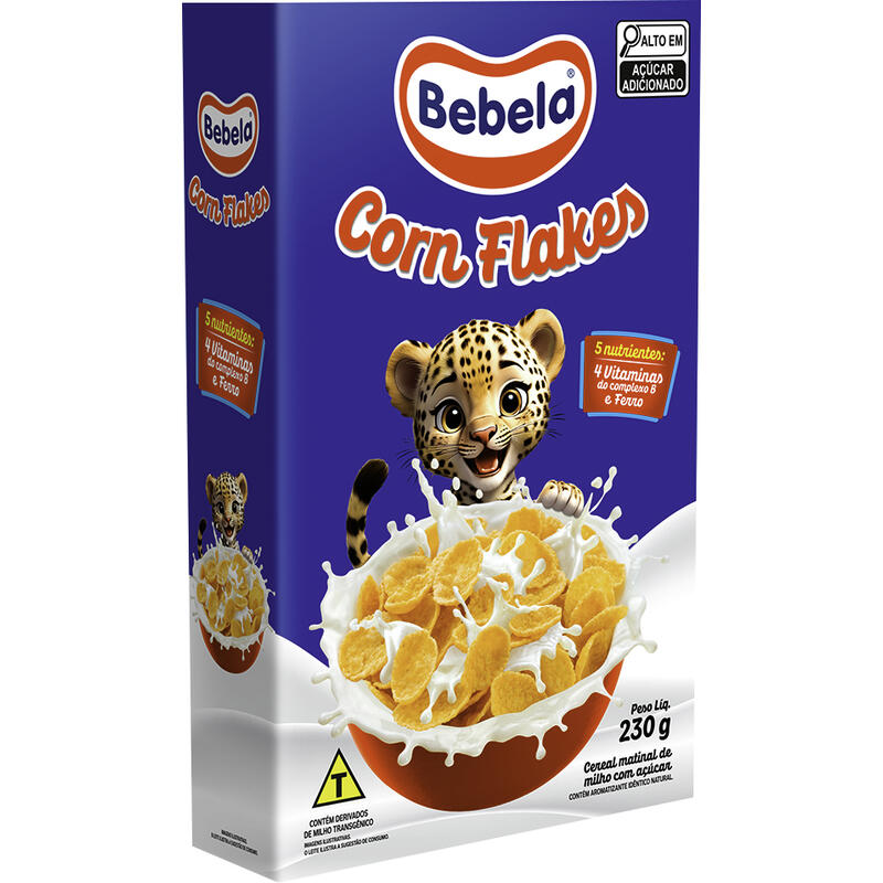 Cereal Matinal Bebela Corn Flakes 230g