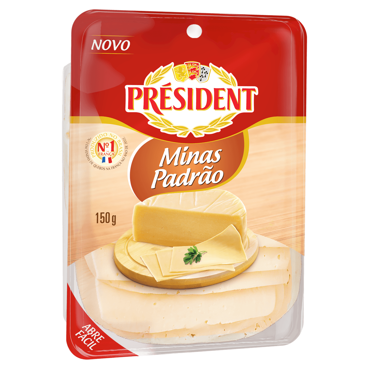 Queijo Président Minas Fatiado 150g