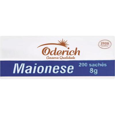 Maionese Oderich Minissachê 200x8g