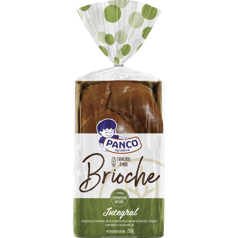 Pão de Brioche Panco Integral 250g