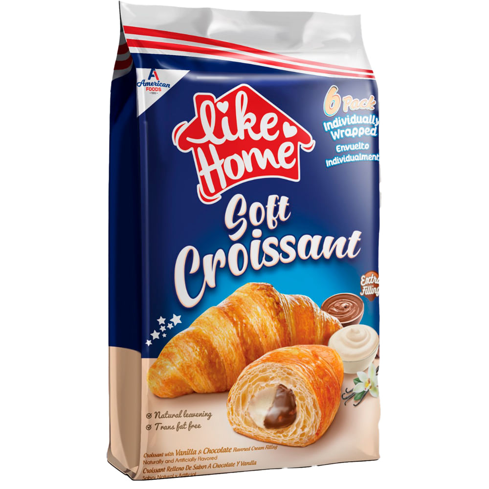 Croissant Like Home Soft Vanilla & Chocolate 240g