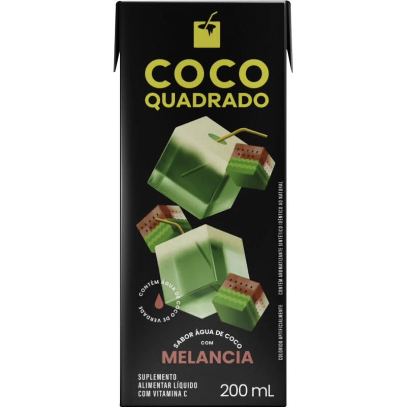 Suplemento Alimentar Coco Quadrado Melancia 200ml