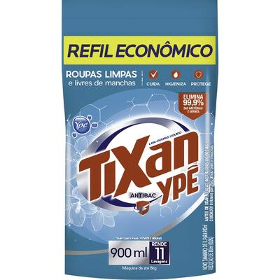 Lava Roupas Líquido Tixan Antibac 900ml