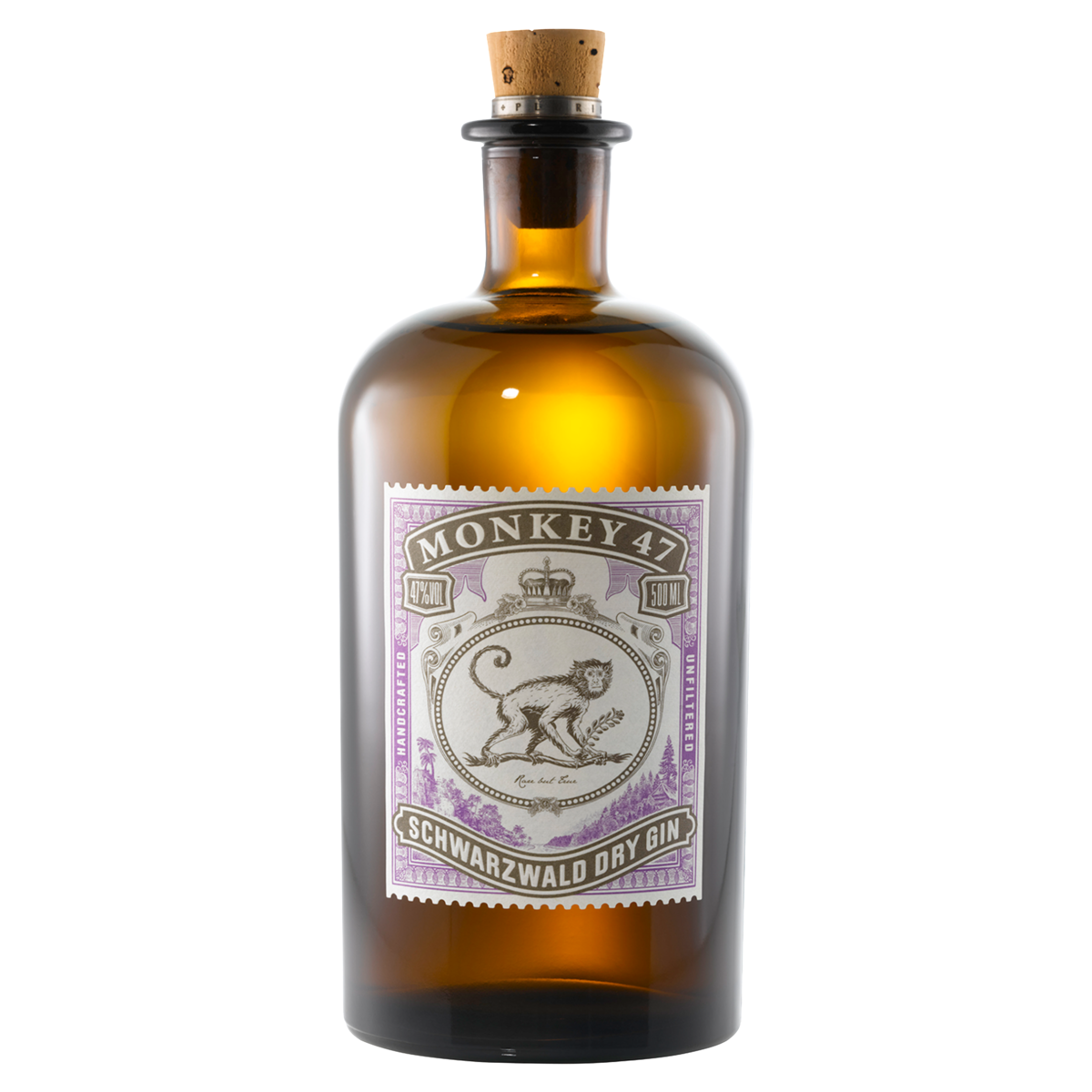 Gin Schwarzwald Dry Monkey 47 Garrafa 500ml