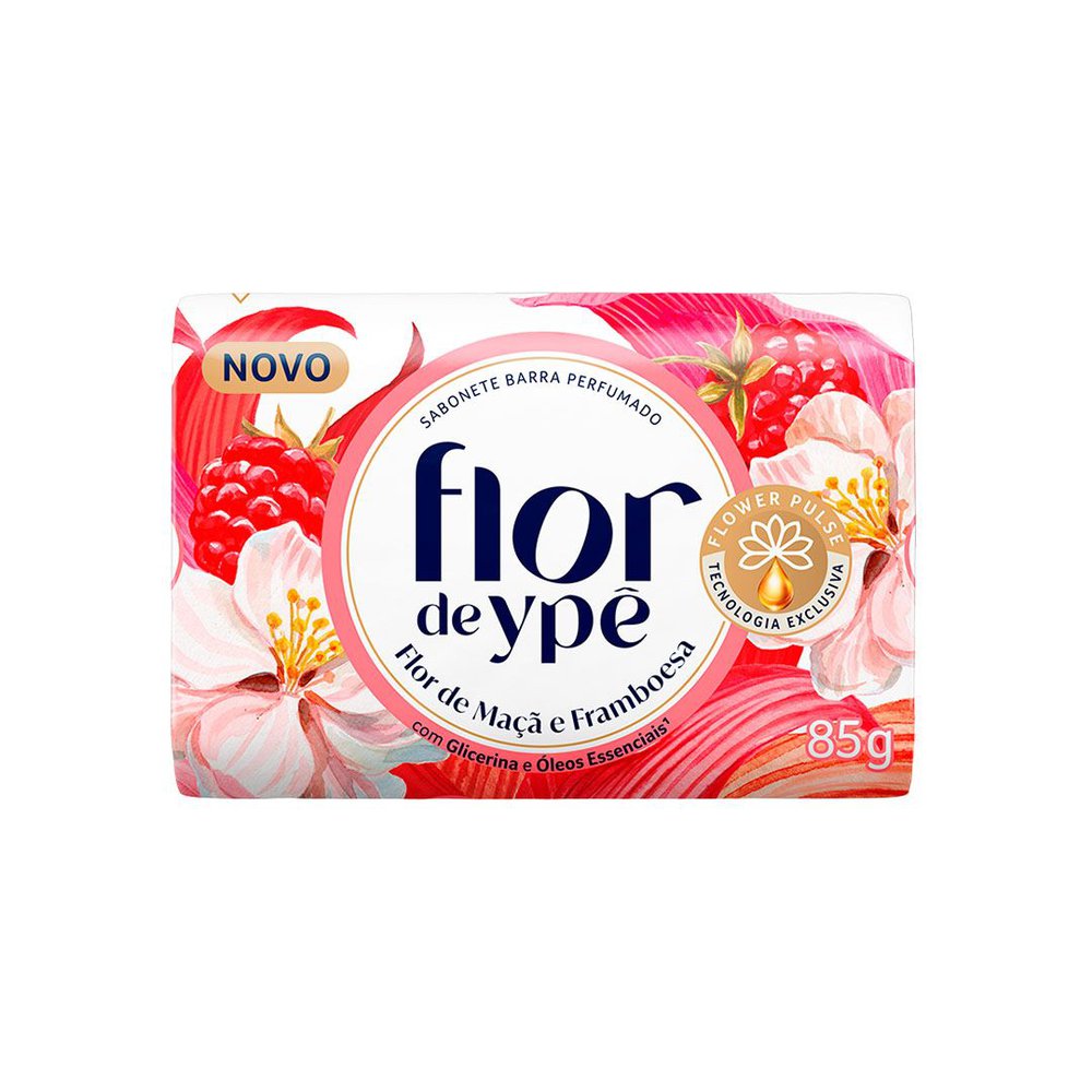 Sabonete Flor de Ypê Flor de Maçã e Framboesa 85g