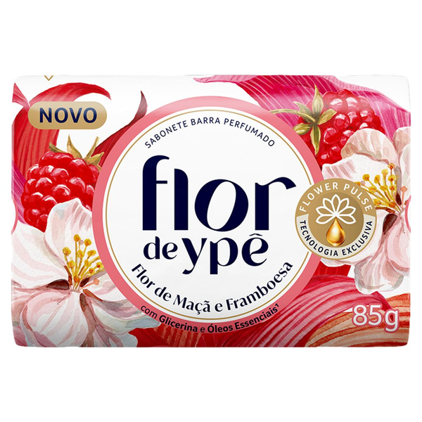 Sabonete Flor de Ypê Flor de Maçã e Framboesa 85g