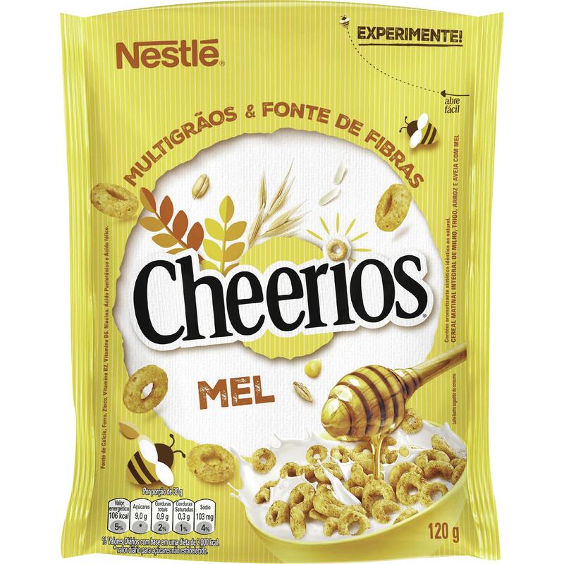 Cereal Matinal Cheerios Nestlé Mel 120g