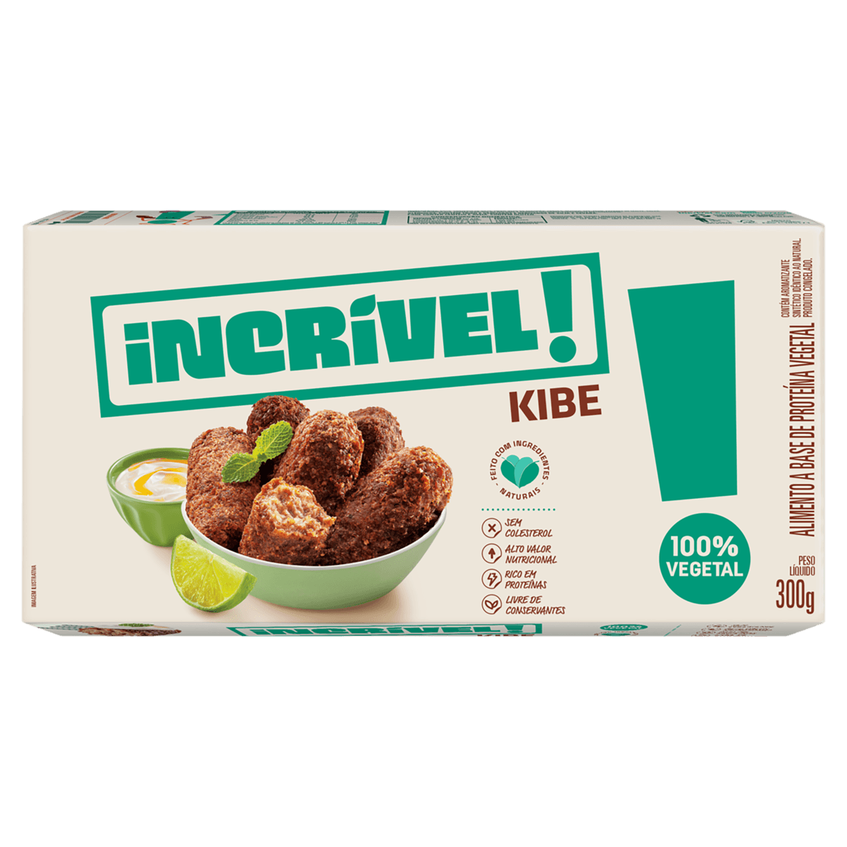 Kibe Incrível! 100% Vegetal 300g