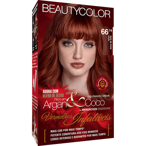 Tintura BeautyColor N. 66.74 - Ruivo Doce de Leite