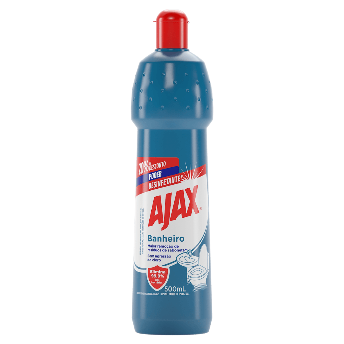 Desinfetante AJAX Banheiro 500ml 20% de Desconto