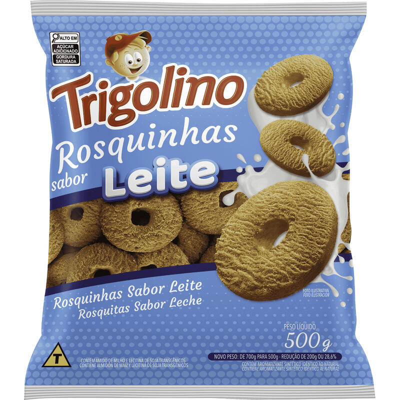 Biscoito Rosquinha Trigolino Leite 500g