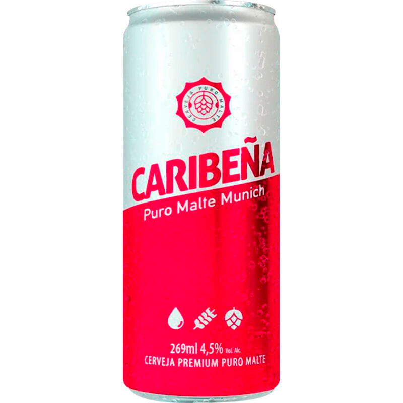 Cerveja Caribeña Puro Malte 269ml