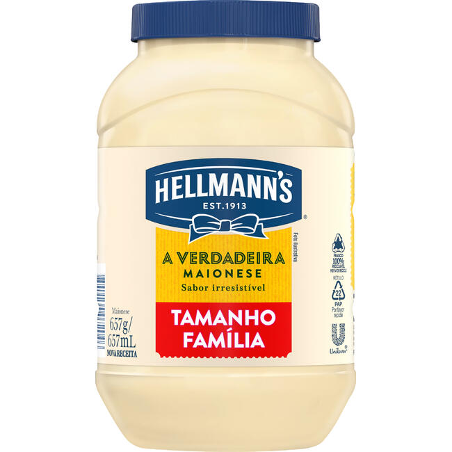 Maionese Hellmann's 657g