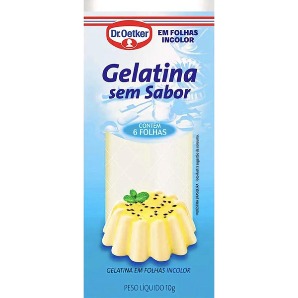 Gelatina Dr Oetker sem Sabor Incolor 10g