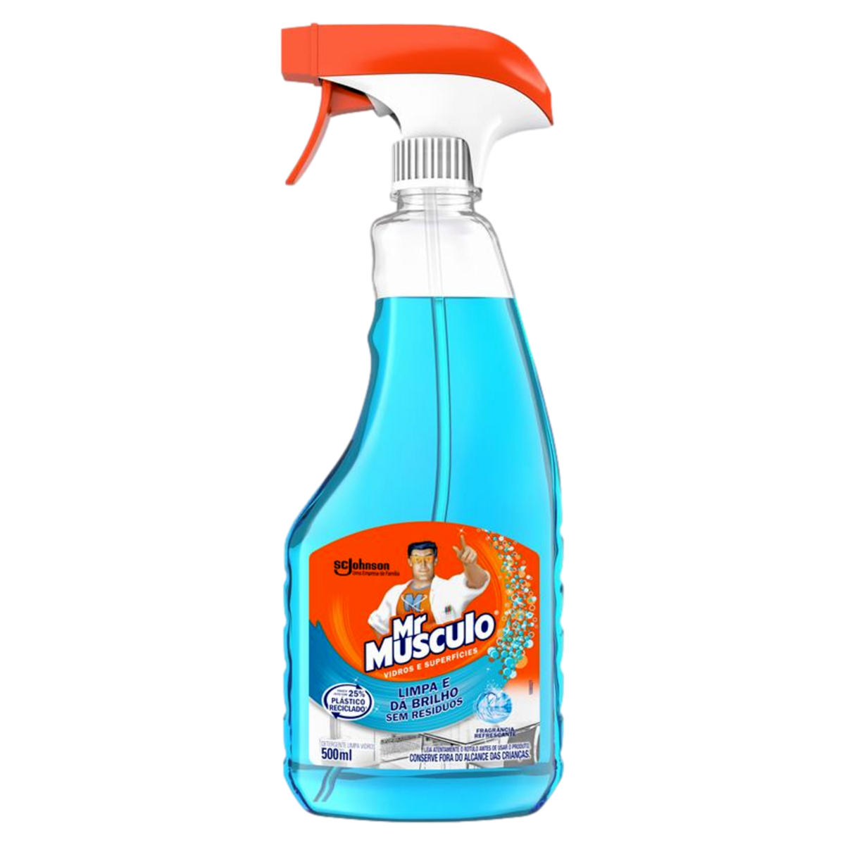 Limpador MR MÚSCULO para Vidros e Superfícies 500ml