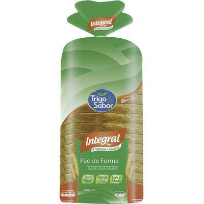 Pão de Forma Trigo e Sabor Integral 450g