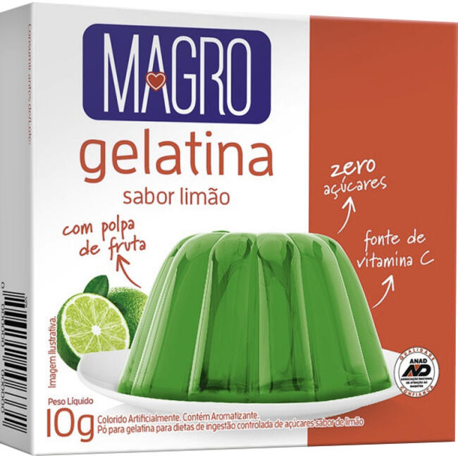 Gelatina Magro 10g - Sucralose - Limão