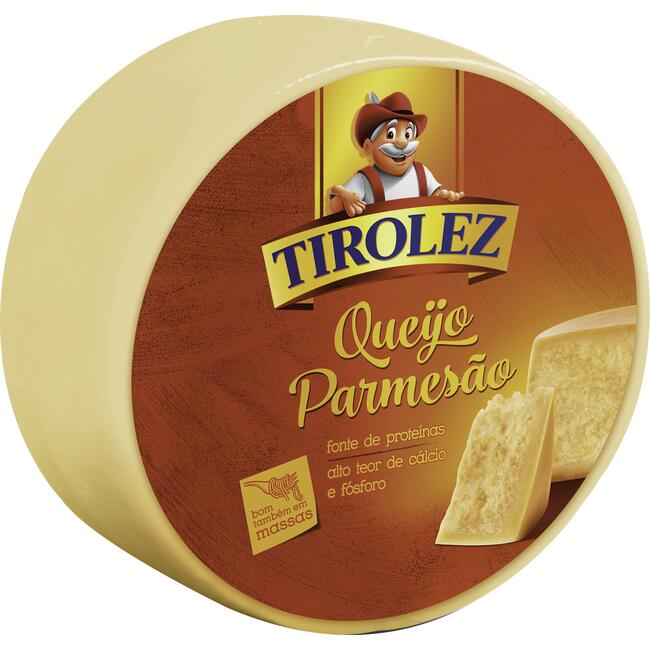 Queijo Parmesão Tirolez Preço por quilo na peça