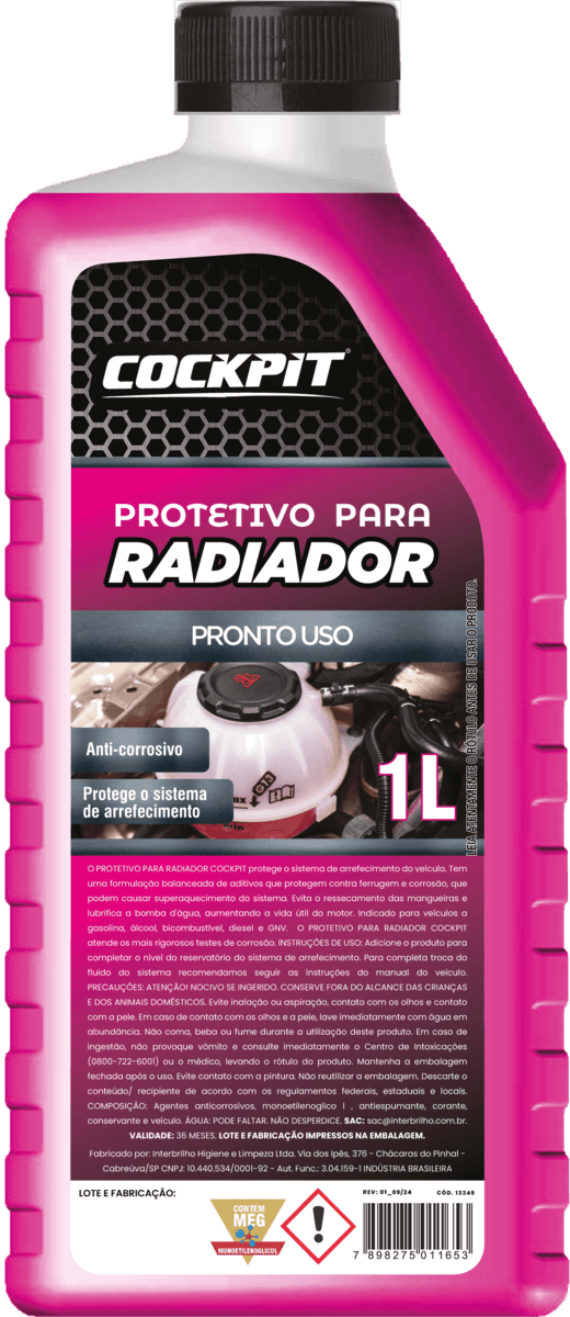 Protetivo para Radiador COCKPIT 1L