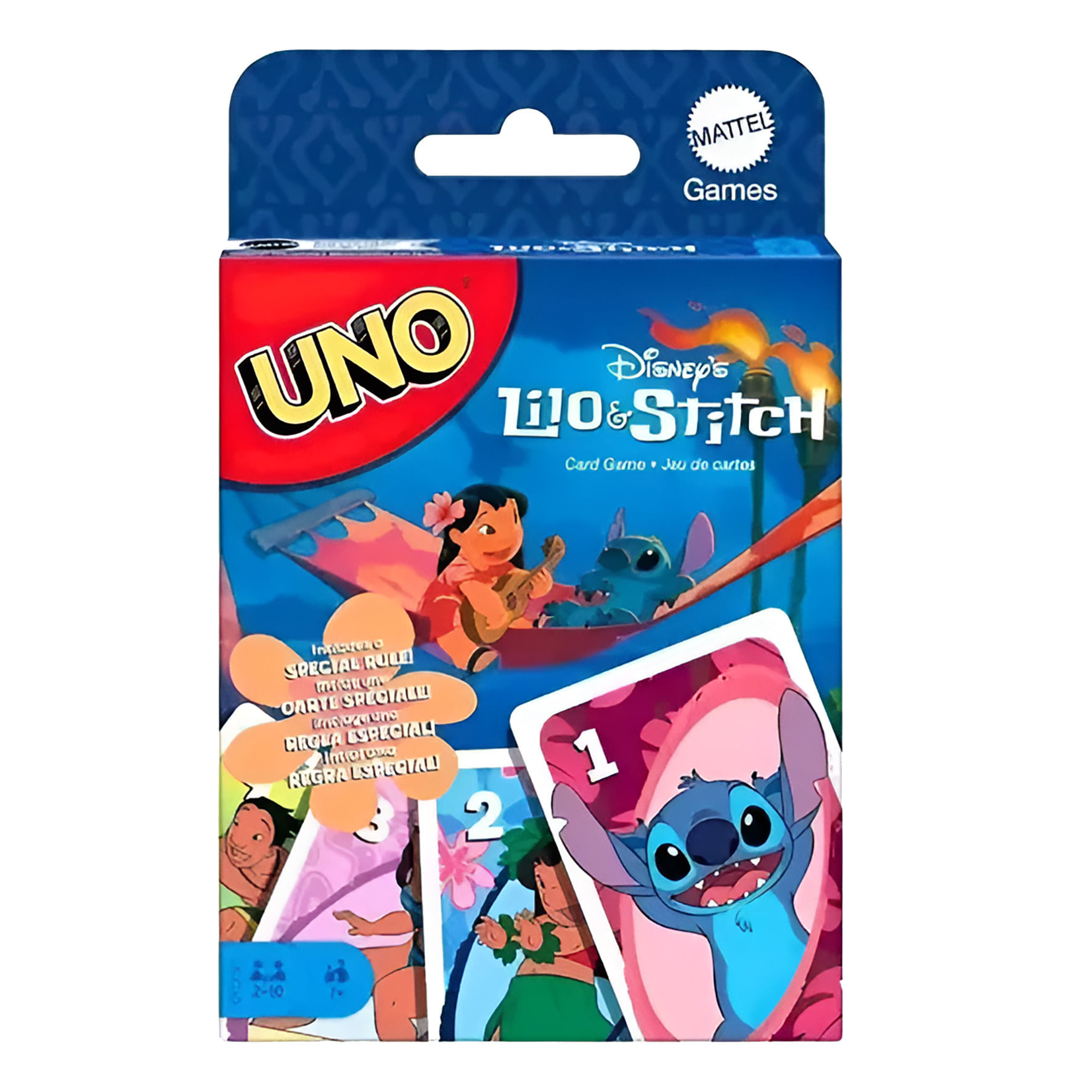 Baralho Uno MATTEL Lilo e Stitch