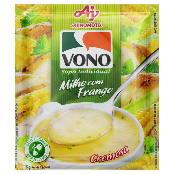 Sopa Vono® Milho com Frango 18g