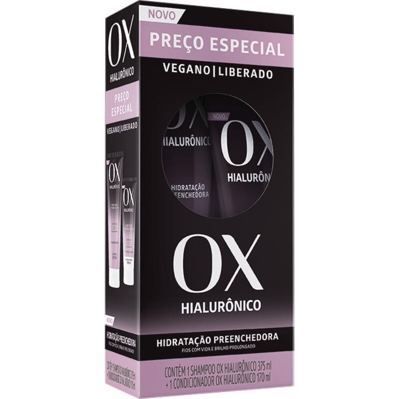 Kit OX Shampoo + Condicionador Hialurônico