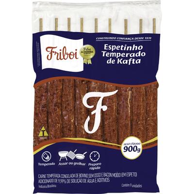 Espeto de Carne Bovina Friboi Cong Kafta 900g