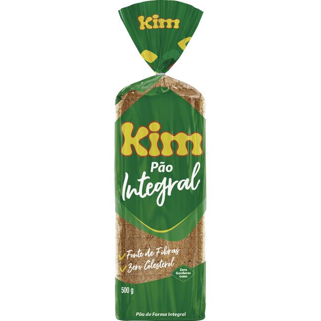 Pão de Forma Kim Integral 500g