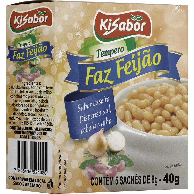 Tempero Kisabor Faz Feijão 40g