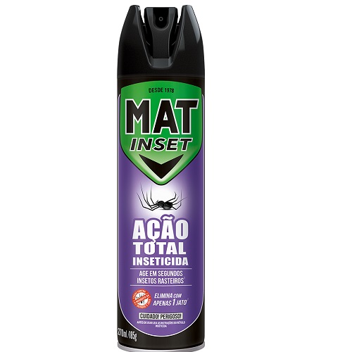 Inseticida Aerossol Ação Total Mat Inset 270ml