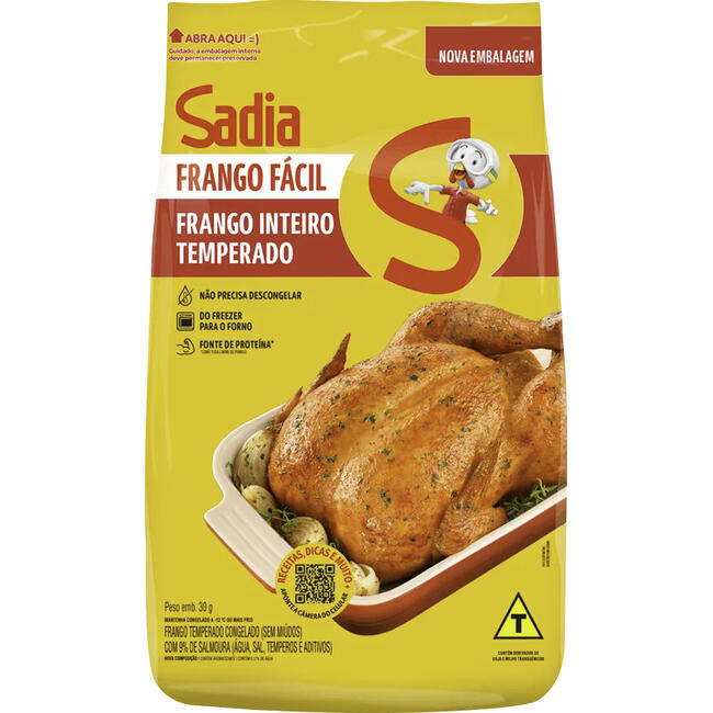 Frango Inteiro Sadia Cong Assa Fácil Preço por quilo na peça