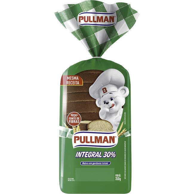 Pão de Forma Pullman Integral 350g