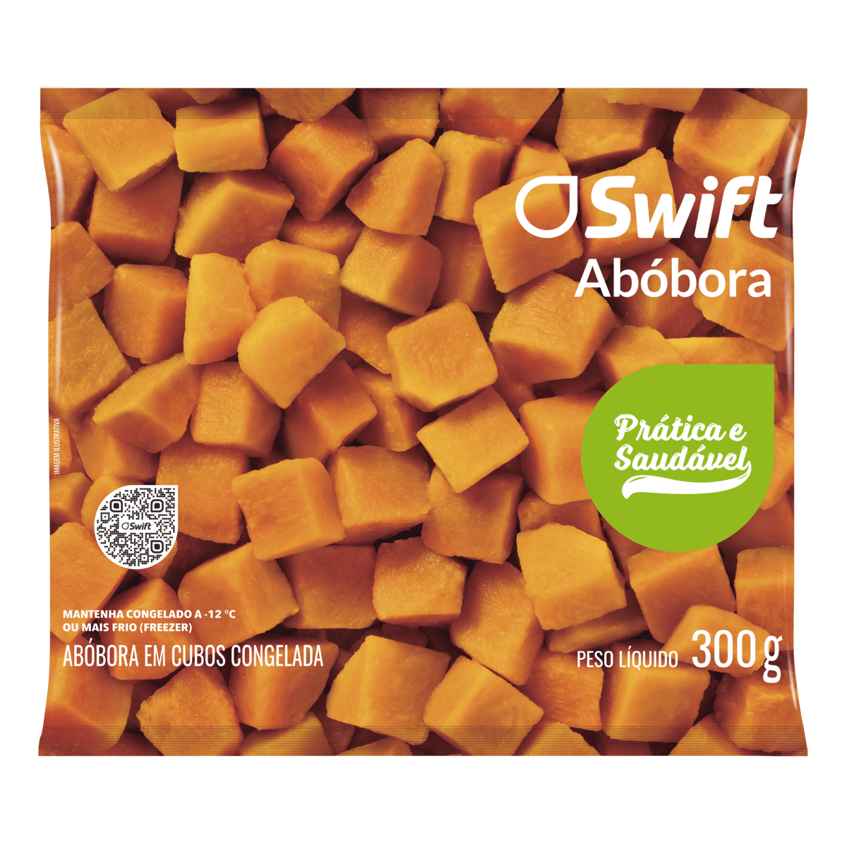Abóbora em Cubos Swift 300g