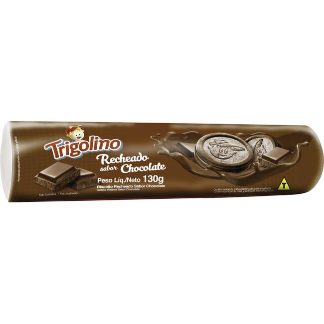 Biscoito Recheado Trigolino Chocolate 130g