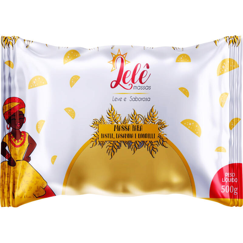 Massa Fresca Lelê Pastel/Lasanha 500g